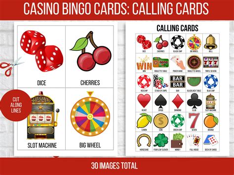 printable casino party games